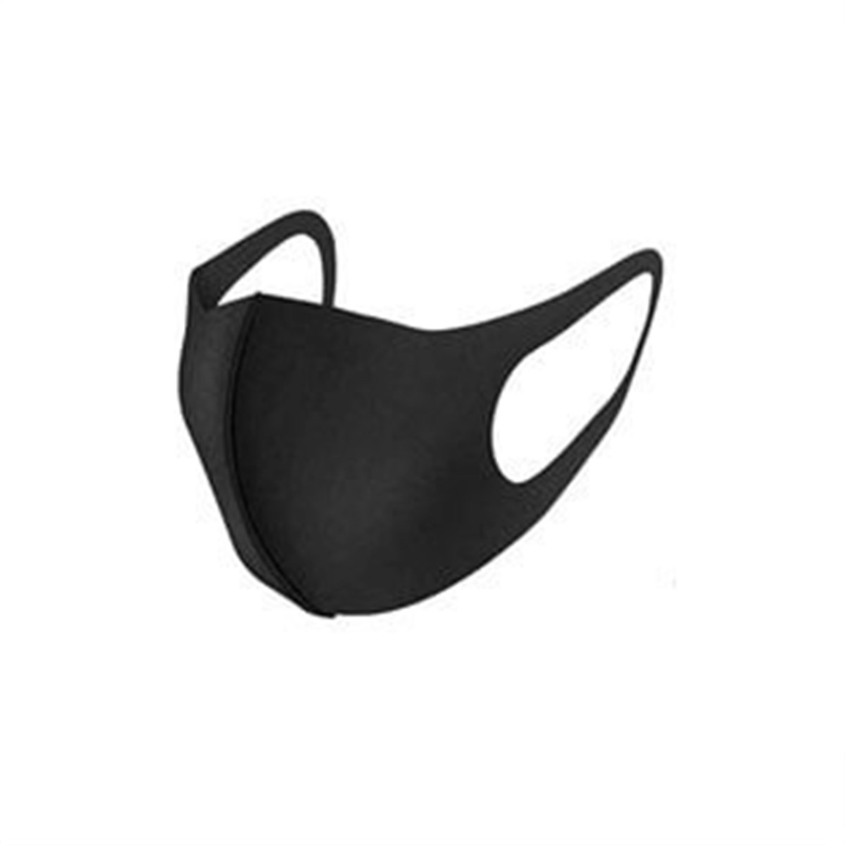 Nano 3 Katlı Siyah Maske (Yıkanabilir) resmi