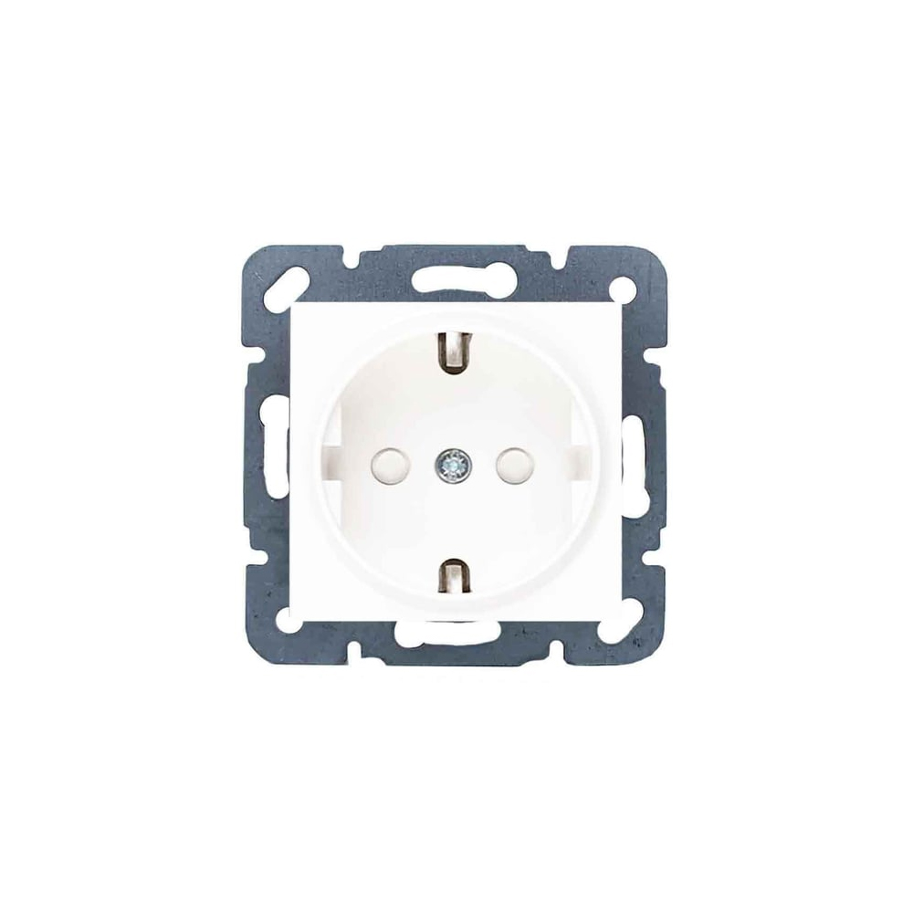 Viko Karre Beyaz Topraklı Priz Çocuk Korumalı resmi