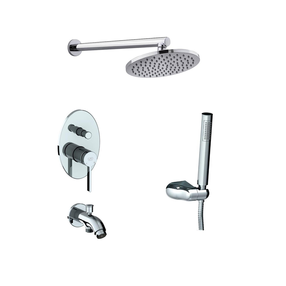 Gpd Gildo Tam Ankastre Duş Seti Krom resmi
