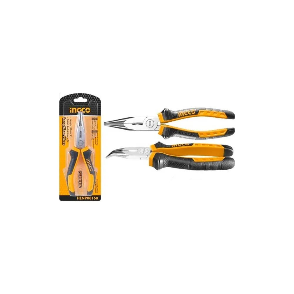 İngco Eğri Kargaburun Pense 160Mm İng-Hbnp08168 resmi