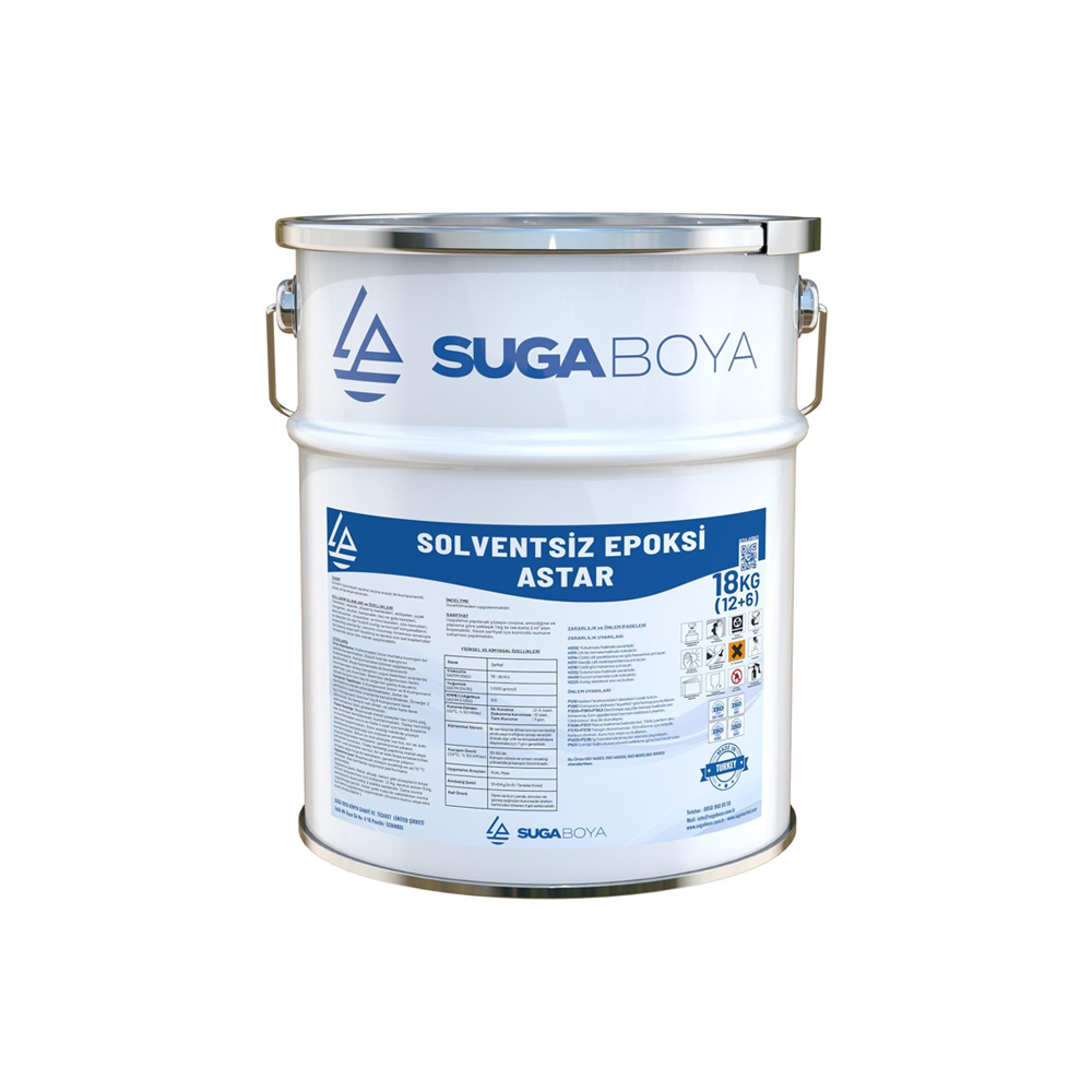 Suga Solventsiz Epoksi Astar 18 Kg resmi