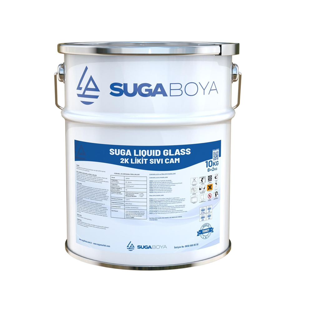 Suga Likit Sıvı Cam 2K Çift Komponentli 10 Kg resmi