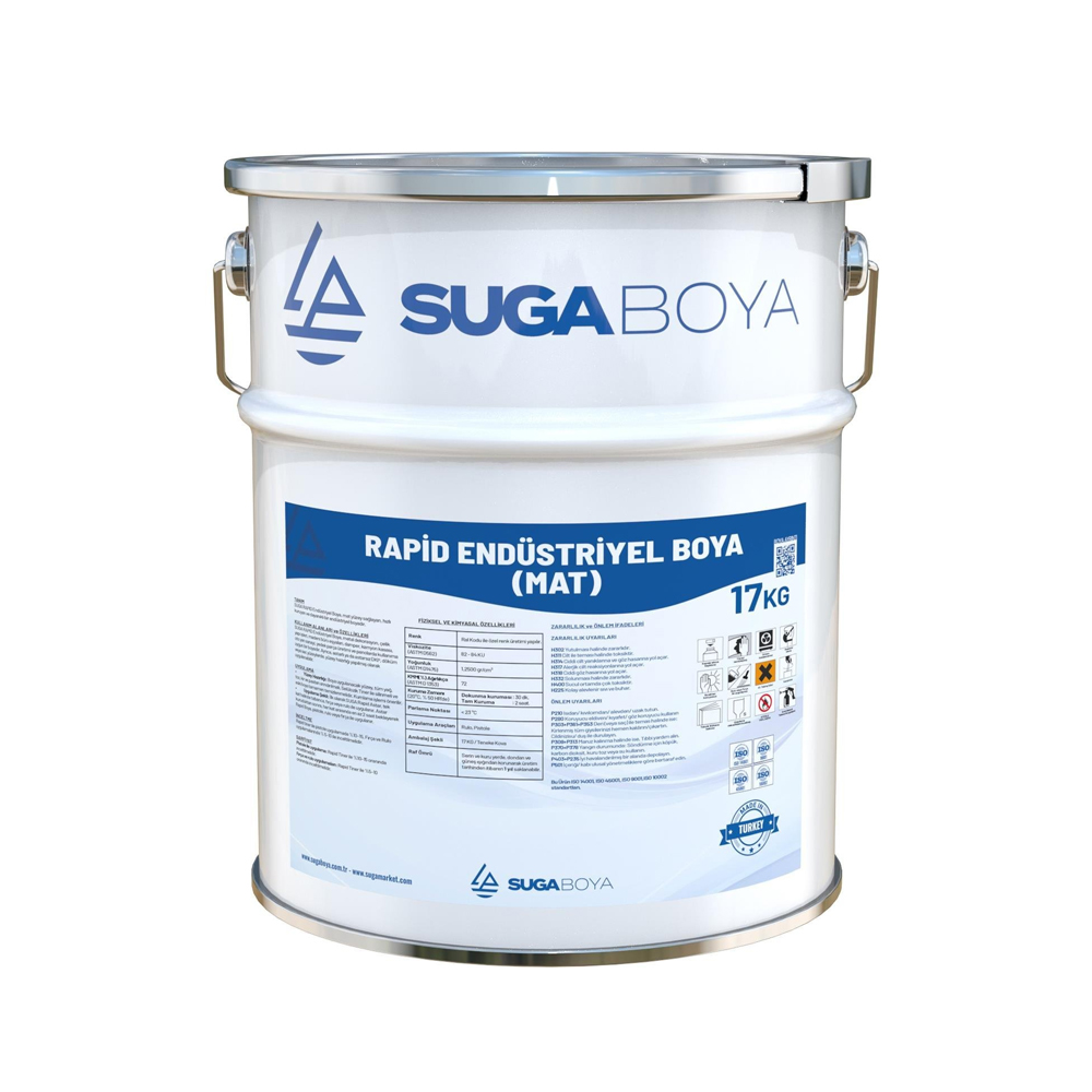 Suga Rapid Endüstriyel Boya Mat 17 Kg resmi