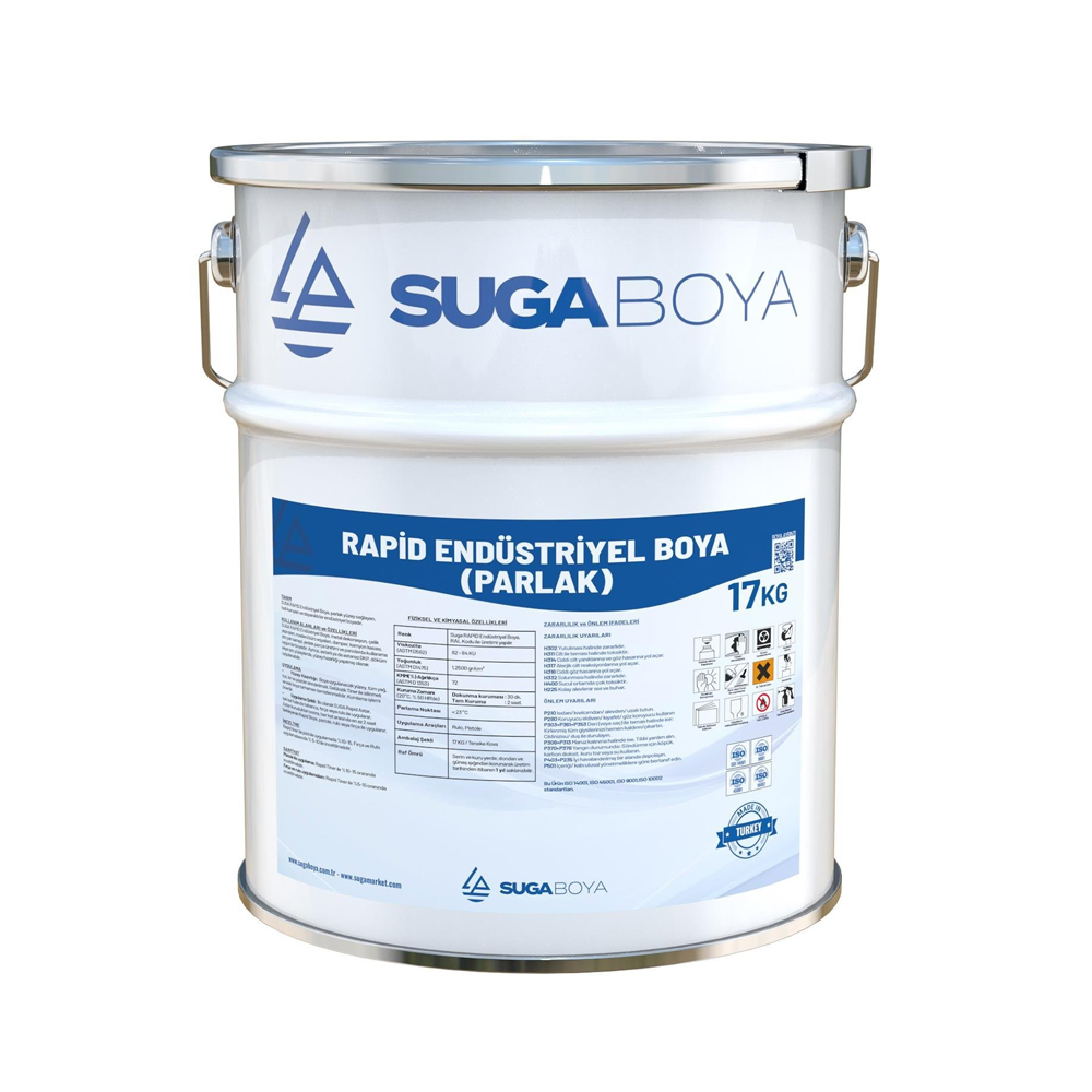 Suga Rapid Endüstriyel Boya Parlak 17 Kg resmi