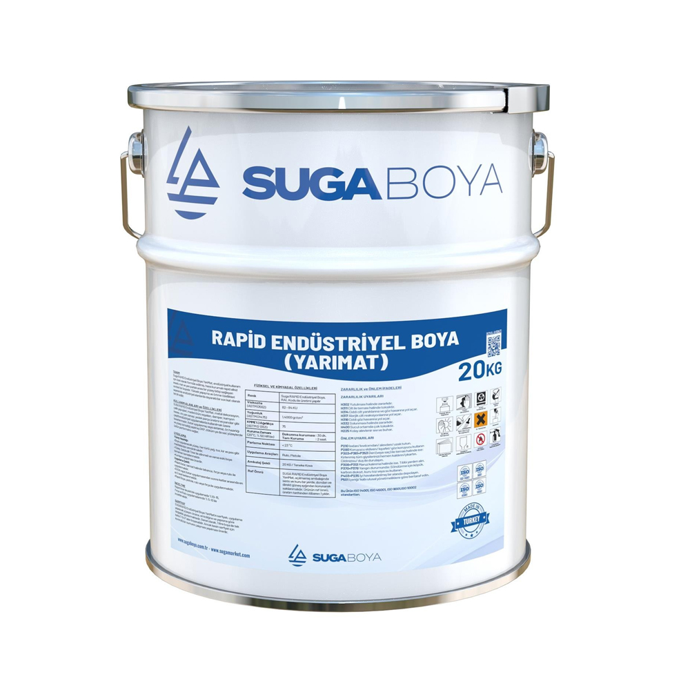 Suga Rapid Endüstriyel Boya Yarı Mat 20 Kg resmi
