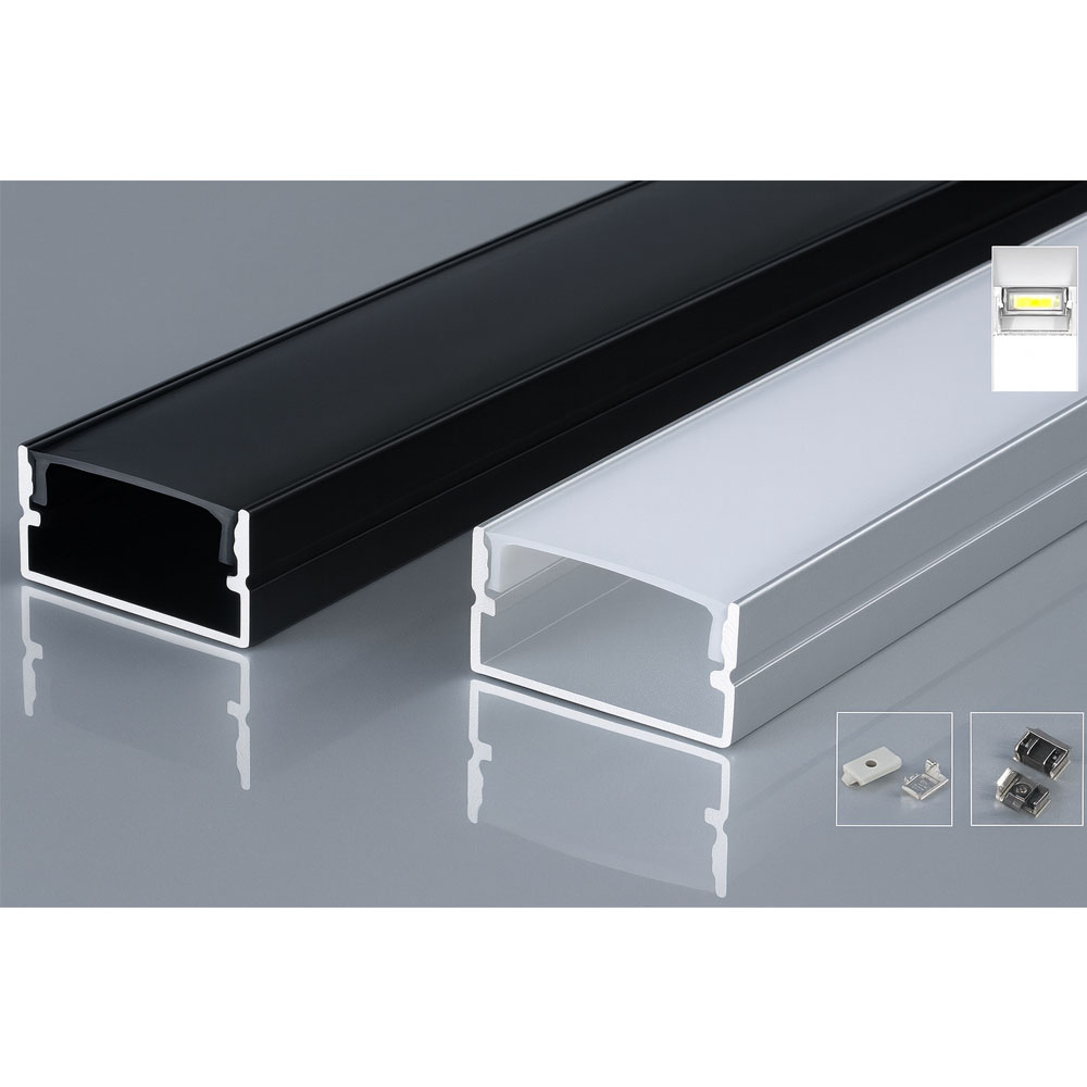 Forlife Alüminyum Profil Sıva Üstü 17 Mm Gümüş 3 Metre Fl-8510 resmi