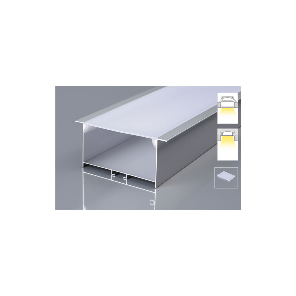 Forlife Alüminyum Profil Sıva Üstü 32 Mm Gümüş 3 Metre Fl-8513 resmi