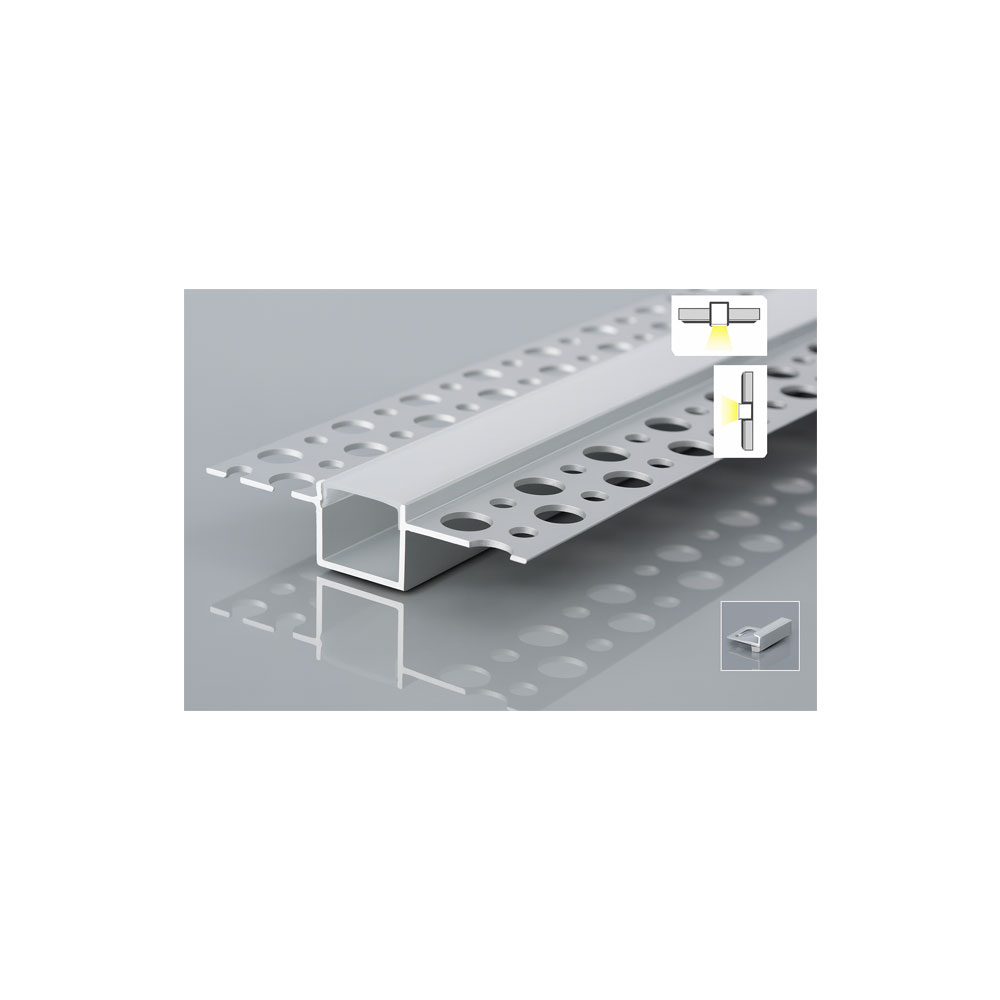 Forlife Alüminyum Profil Trimles 12 Mm Gümüş 3 Metre Fl-8531 resmi