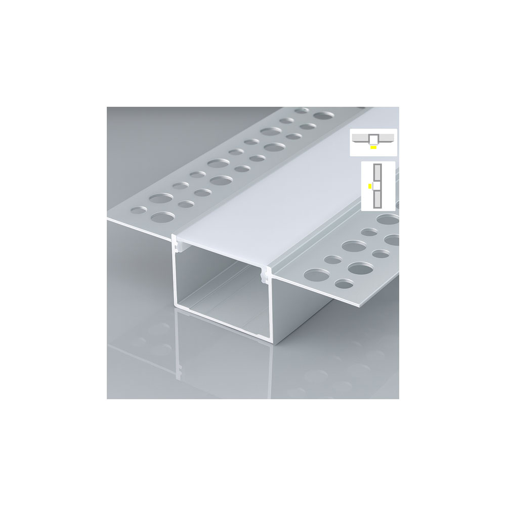 Forlife Alüminyum Profil Trimles 33 Mm Gümüş 3 Metre Fl-8533 resmi