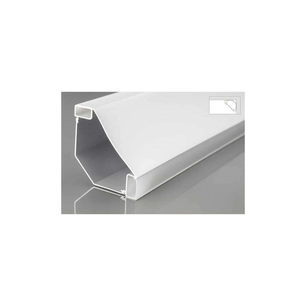 Forlife Alüminyum Alçıpan Profil 3 Led Kanallı 90 Derece Gümüş 3 Metre Fl-8541 resmi