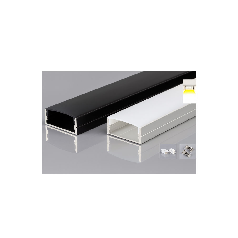 Forlife Alüminyum Profil Sıva Üstü 21 Mm Gümüş 3 Metre Fl-8512 resmi