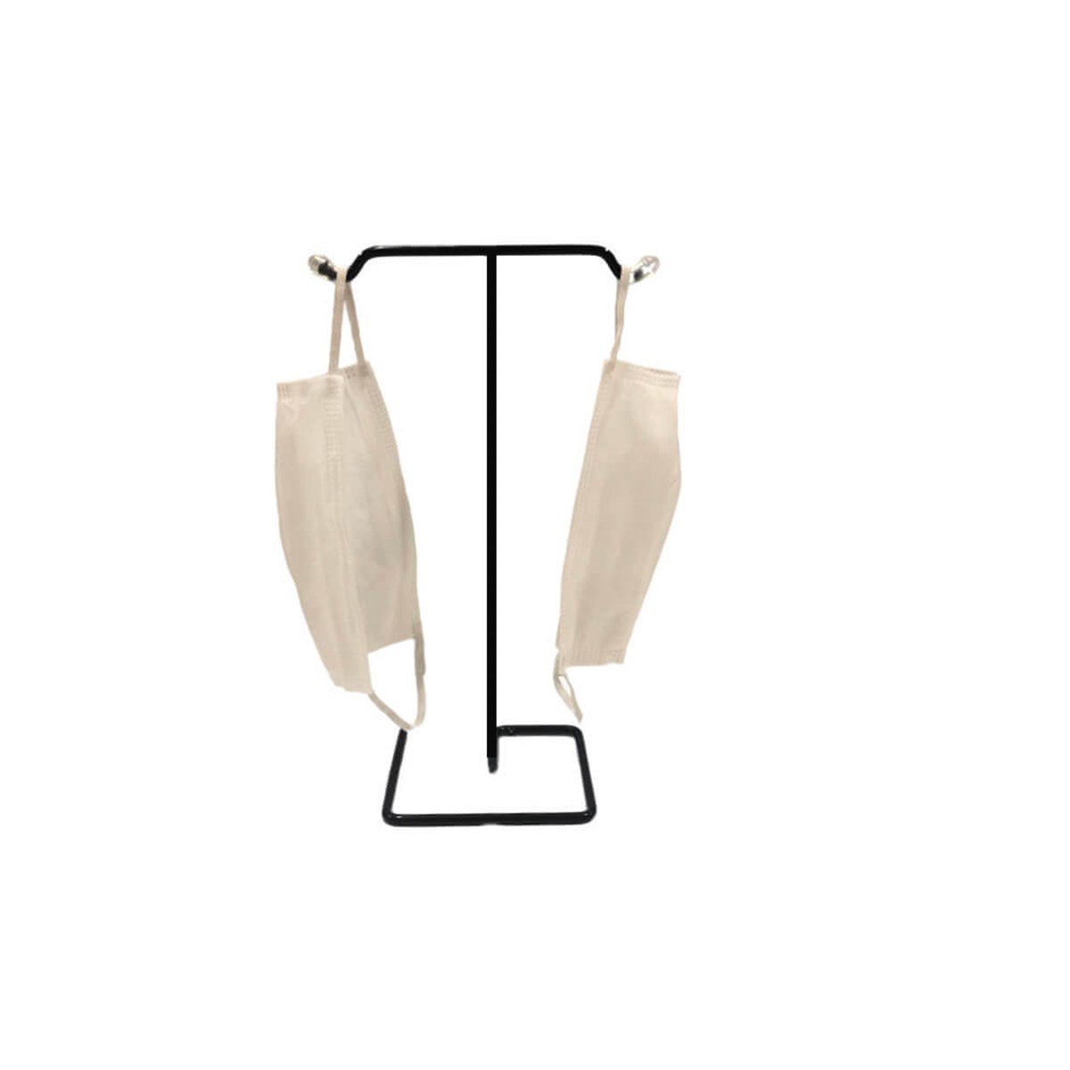 Maske Askısı Köşeli Siyah resmi