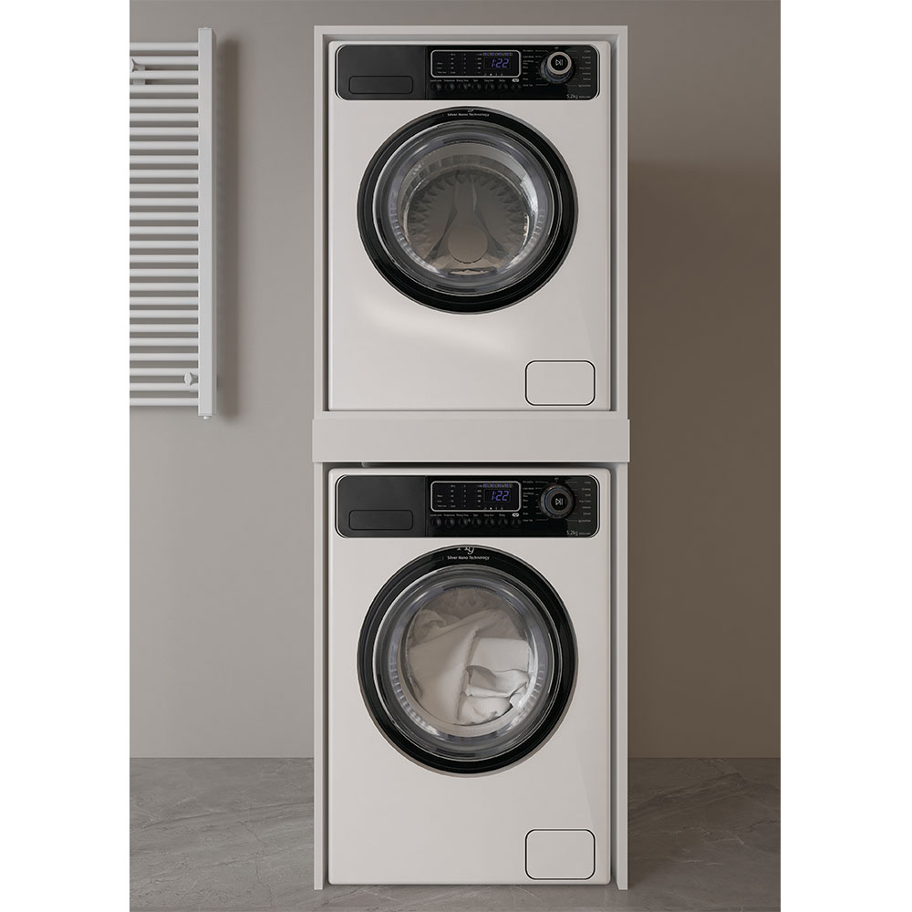 Bgr Çamaşır Ve Kurutma Makinesi Dolabı Beyaz 2001 resmi