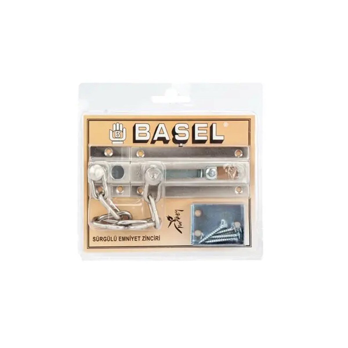 Beşel Emniyet Zinciri Sürgülü Saten resmi