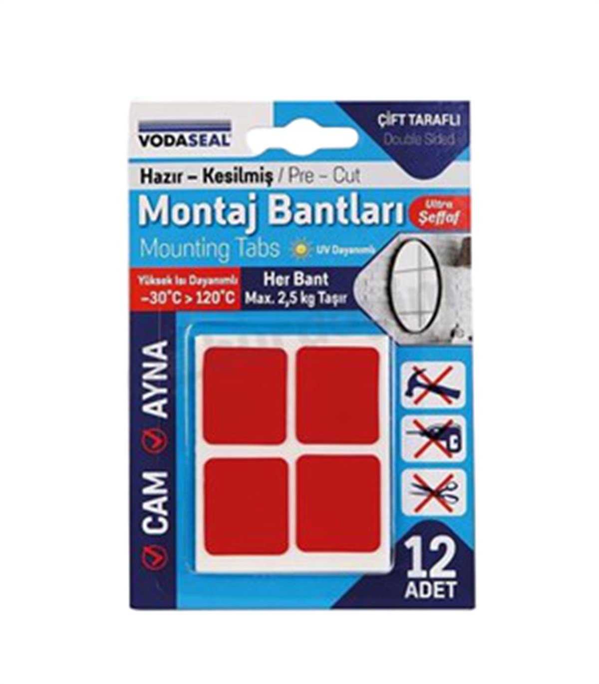 Vodaseal Hazır Montaj Bandı Şeffaf resmi