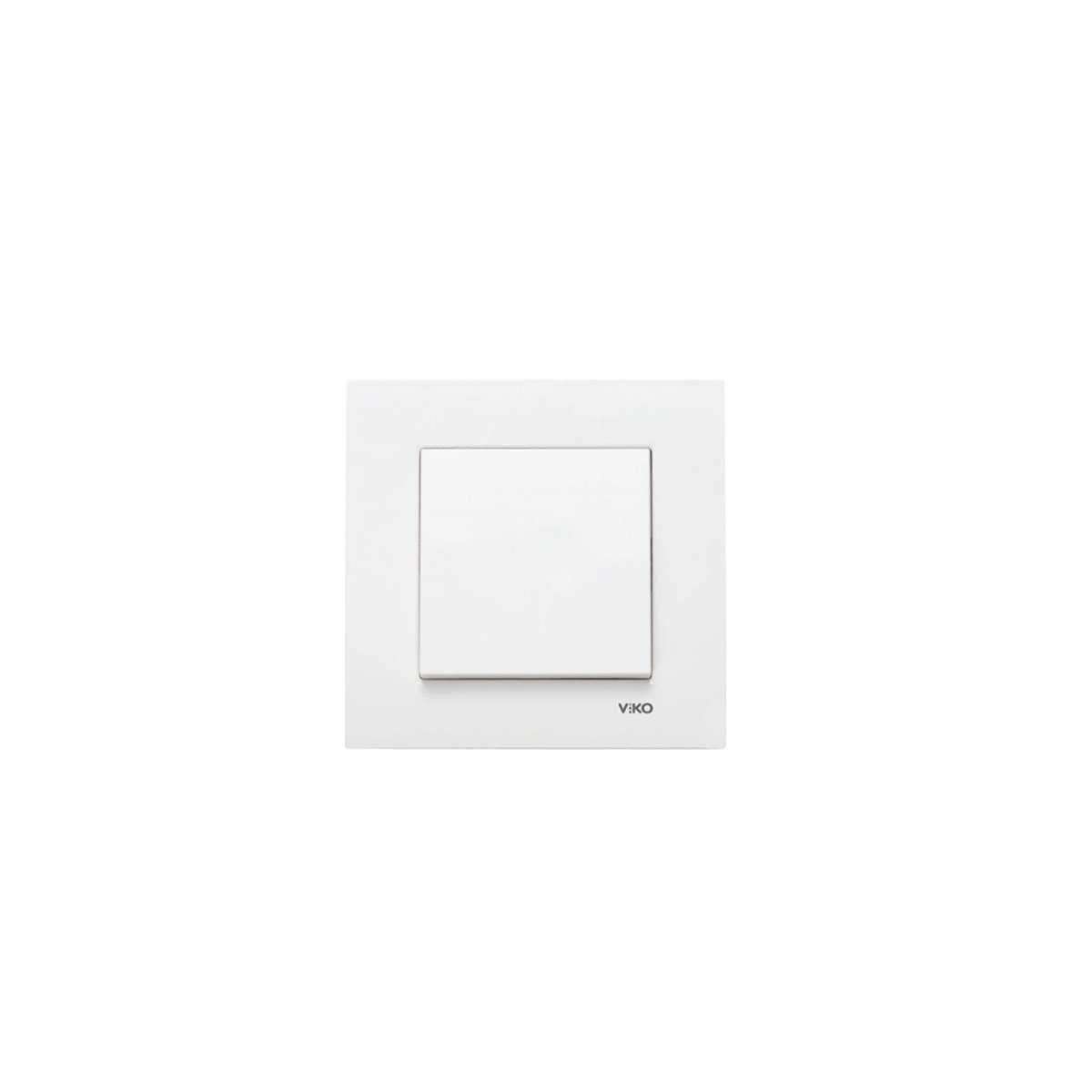 Viko Karre Beyaz Anahtar Çerçevesiz resmi