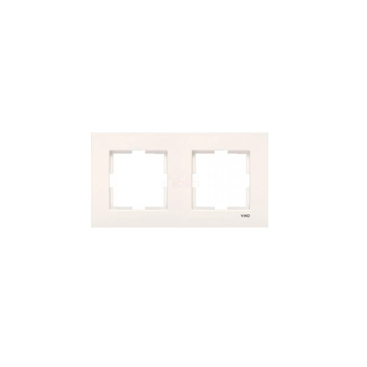 Viko Karre Krem İkili Yatay Çerçeve resmi