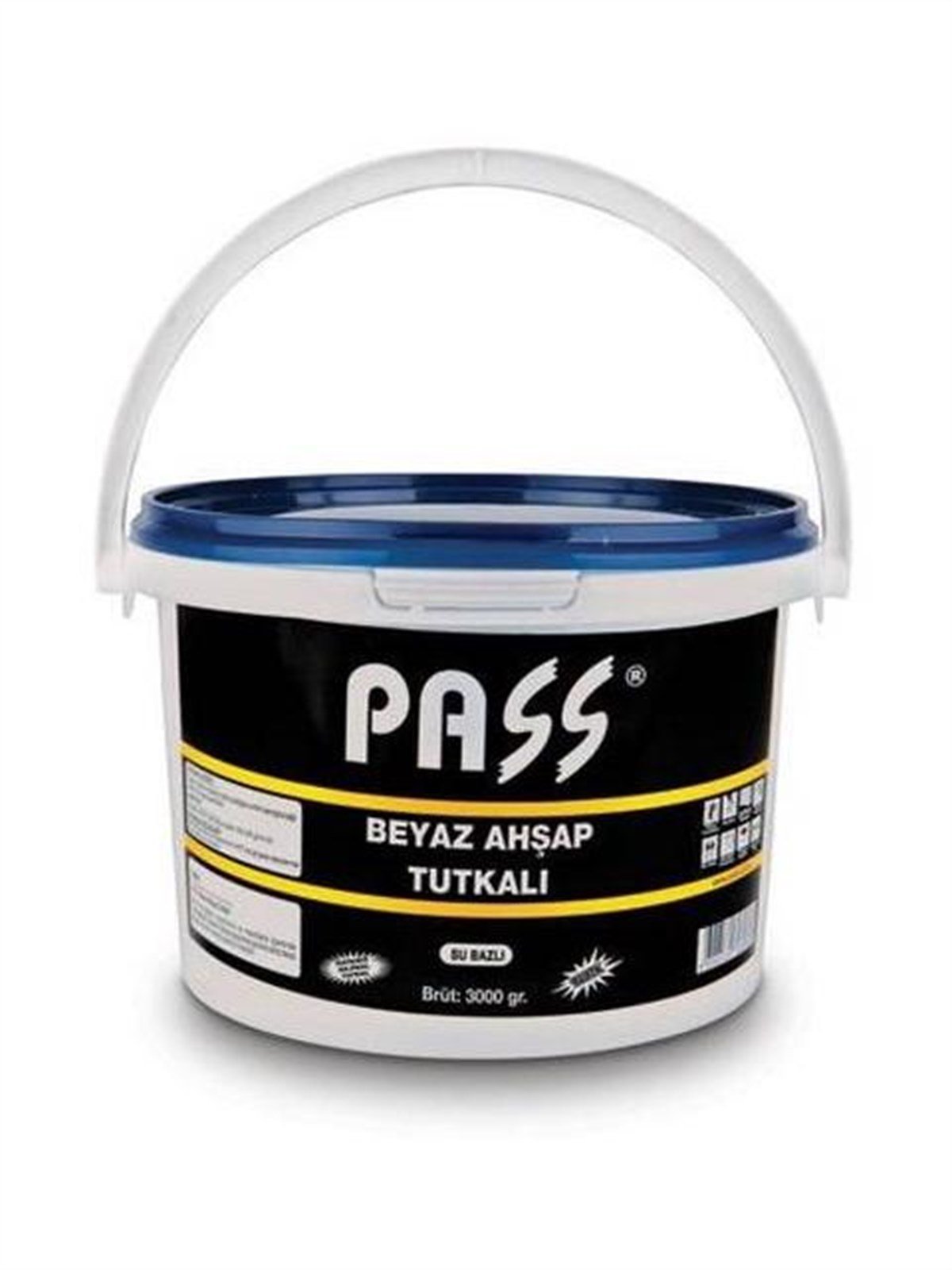 Pass Beyaz Ahşap Tutkalı 3000Gr resmi