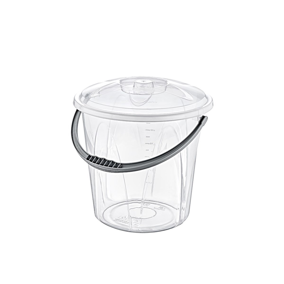 Bee Home Su Kovası Saplı Şeffaf No.5 20Lt AK200 resmi