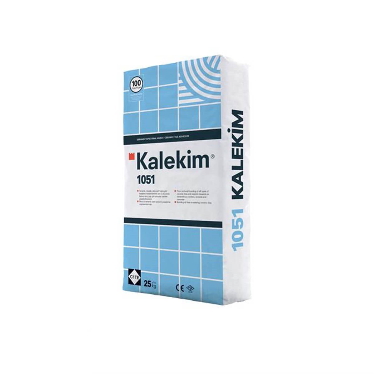 Kalekim 1051 Seramik Yapıştırıcı 25 kg Gri (C1TE) resmi