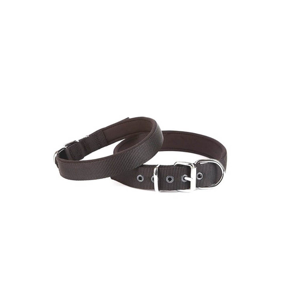 Doggie Konfor Dokuma Köpek Boyun Tasması Siyah 2,5x42-50Cm DSBT2510LBLACK resmi