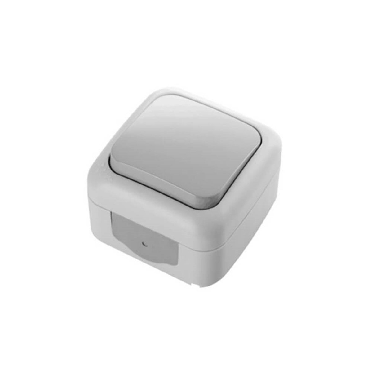 Viko Palmiye Sıva Üstü Anahtar Gri resmi