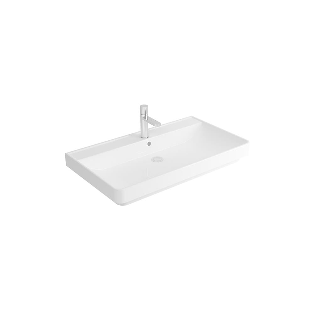Newarc Etajerli Batarya Delikli Lavabo Pixel 80X46X6,5Cm 502080 resmi