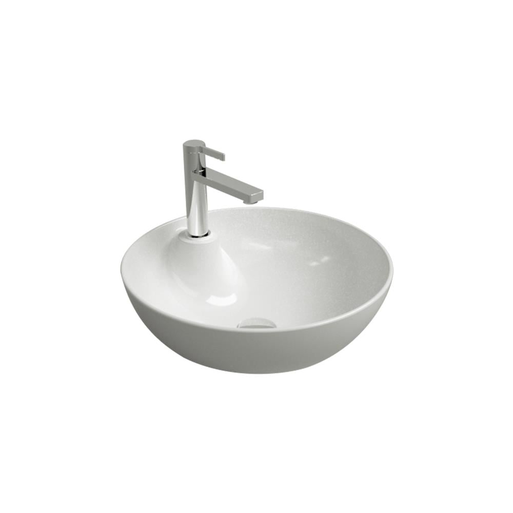 Newarc Tezgah Üstü Batarya Delikli Newart Lavabo 42,5X15,5Cm 5010Bt resmi