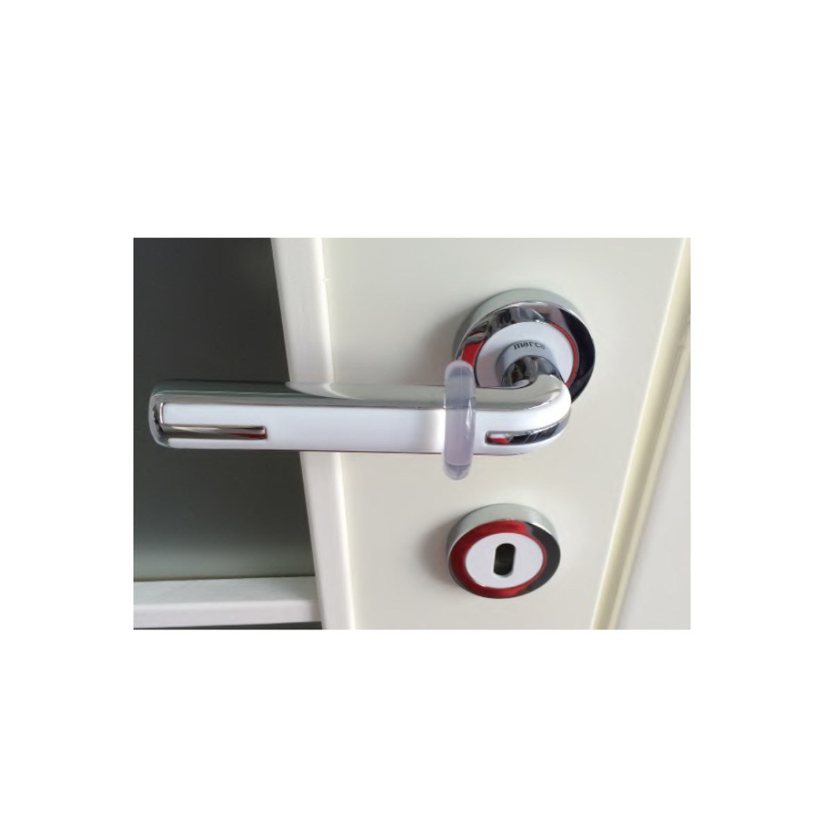 Metali Kapı Kolu Tamponu Şeffaf 6Lı 3004 resmi