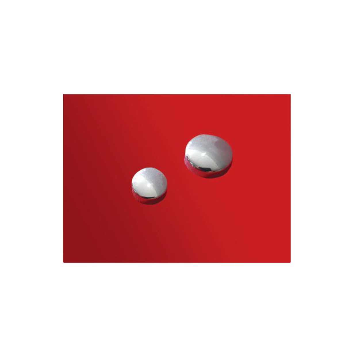 Metali Vida Kapama 15 Mm Krom 4Lü 9016 resmi