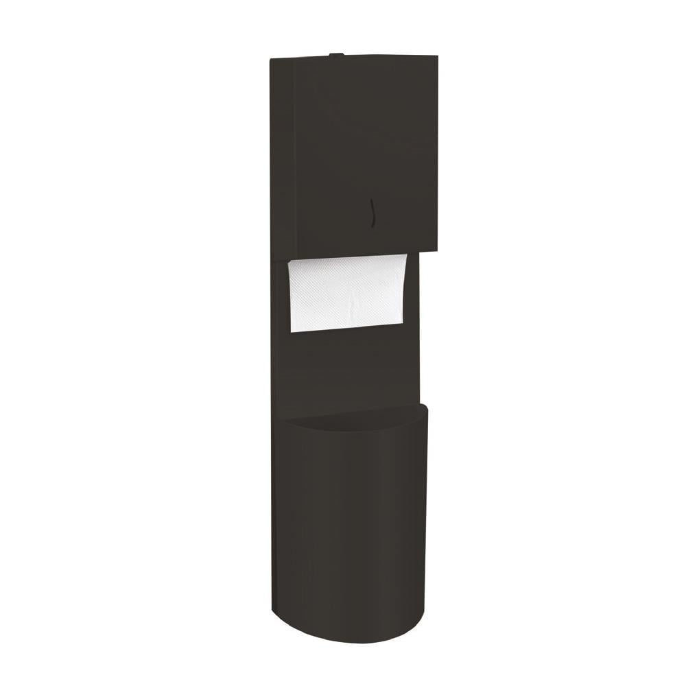 Maxiflow Çöp Kovalı Kağıtlık 400'Lük Oval Siyah 29851 resmi