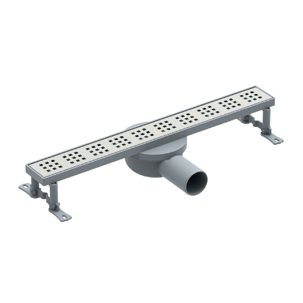 Maxiflow Line Pera Duş Izgarası 80Cm (Kare-Yan Çıkış) 26503 resmi