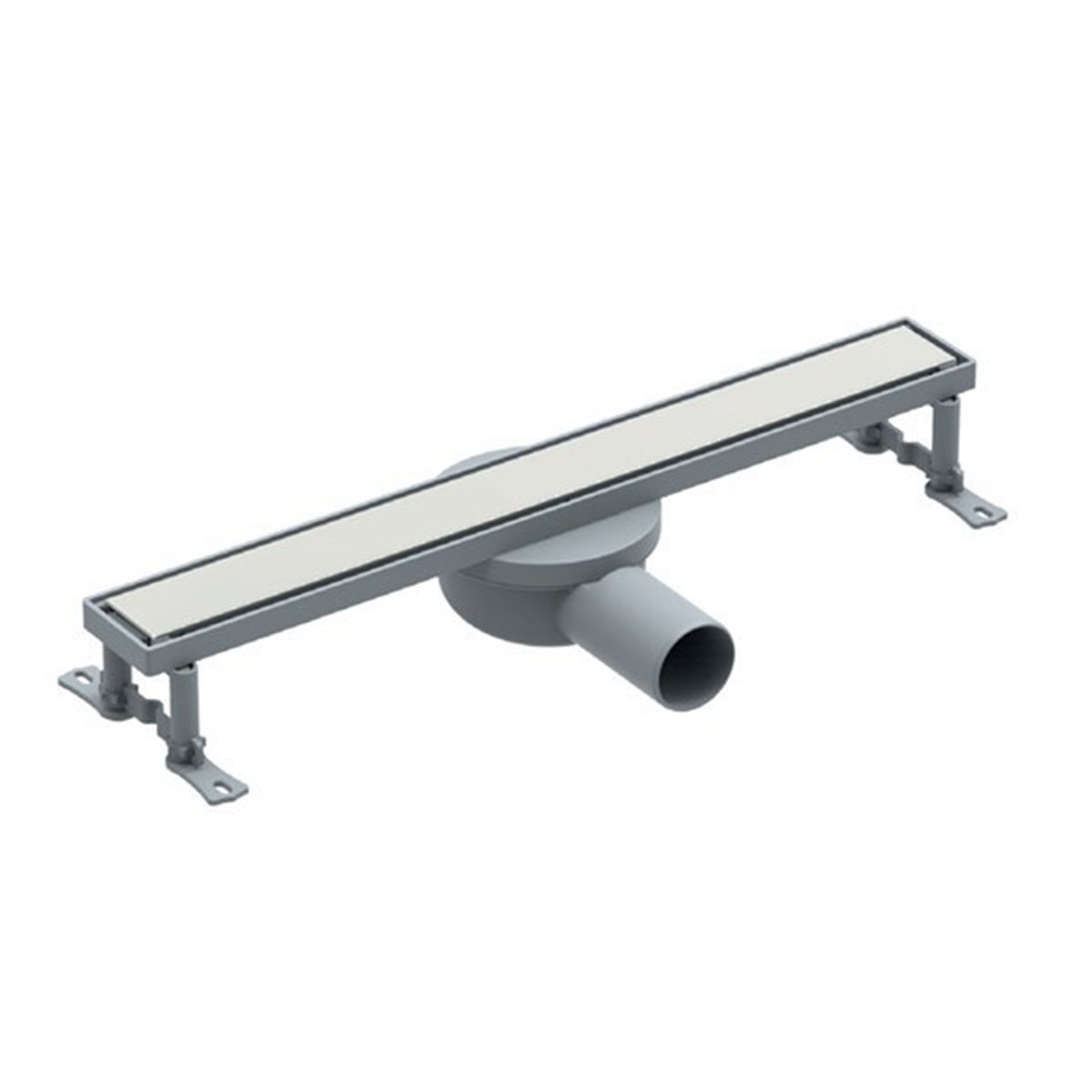 Maxiflow Line Pera Duş Izgarası 60Cm (Dolu Krom-Yan Çıkış) 26512 resmi