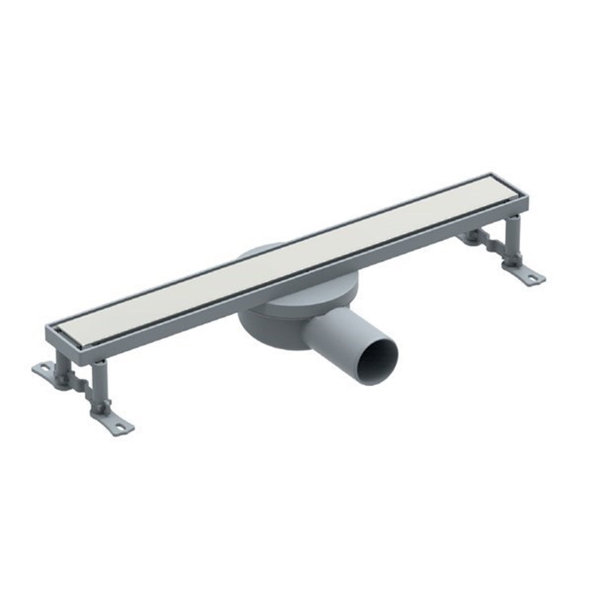 Maxiflow Line Pera Duş Izgarası 80Cm (Dolu Krom-Yan Çıkış) 26513 resmi