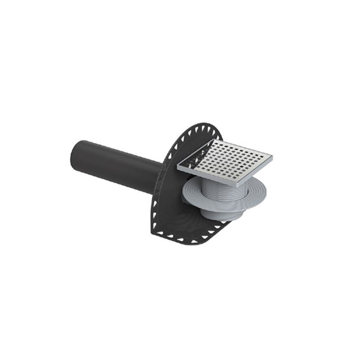 Maxiflow Parapet İkiz Gider 15x15 Ø100 Yalıtım Uyumlu Sifon 14405 resmi