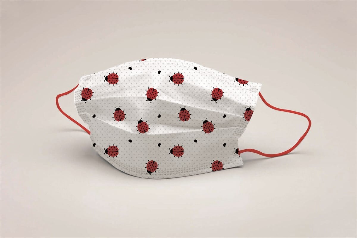 Mode Çocuk Full Ultrasonic Telli Maske 30030 (5'li Paket) resmi