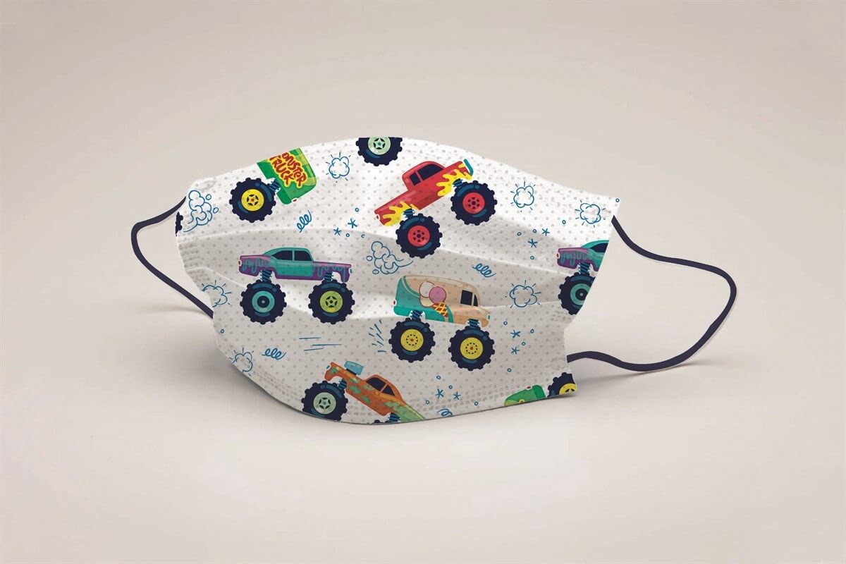 Mode Çocuk Full Ultrasonic Telli Maske 30037 (5'li Paket) resmi