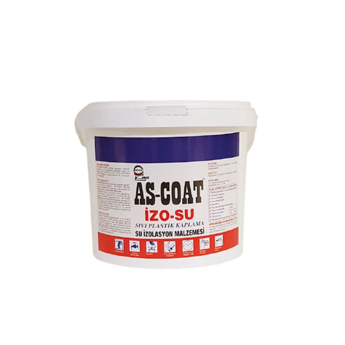 As-Coat İzo Su 5 Kg resmi