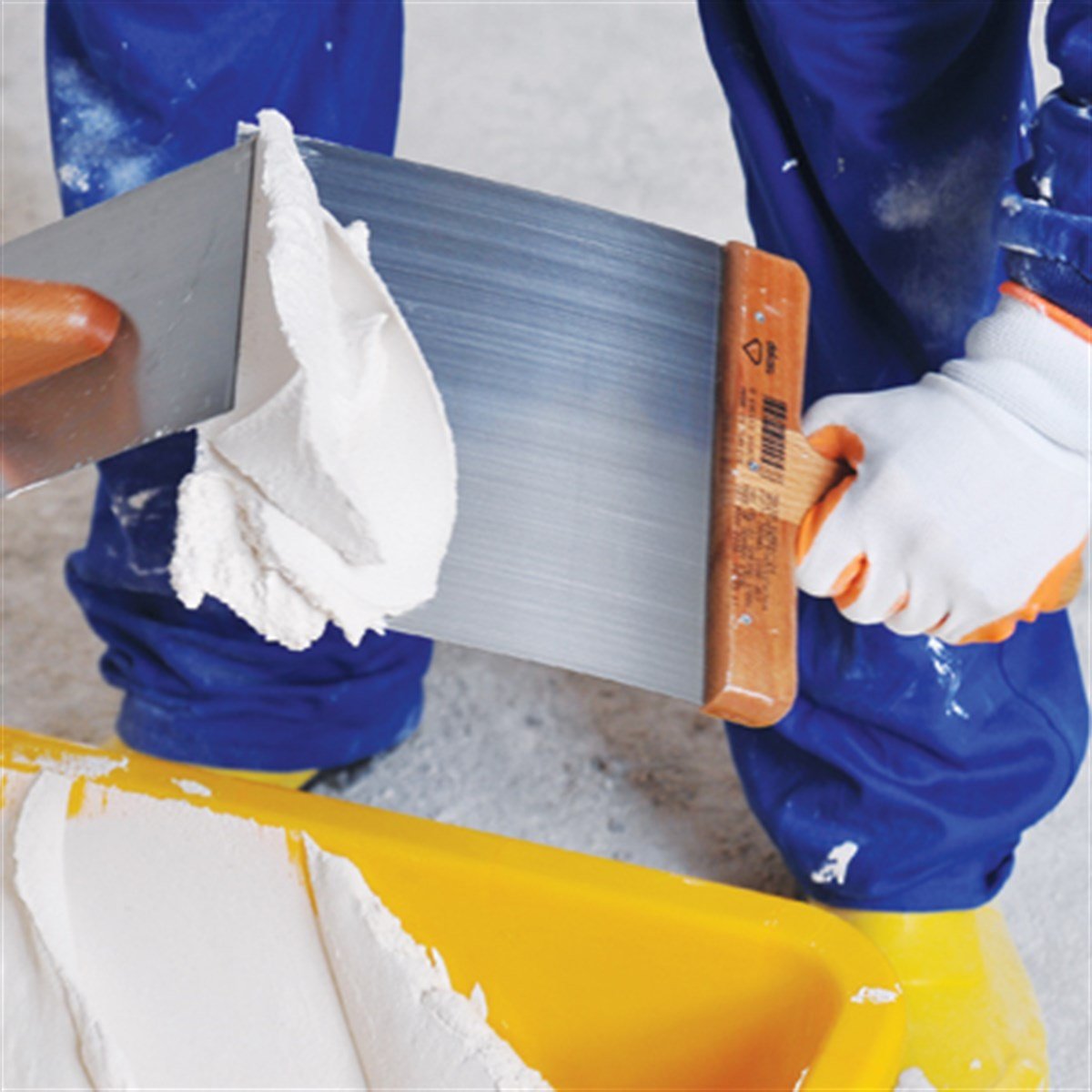 Dekor 056 Macun Küreği Ahşap Saplı 18cm resmi