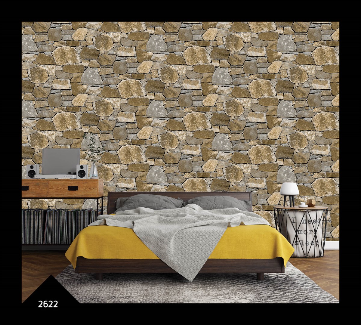 Natural Collection Taş Desenli Duvar Kağıdı 2622 (5.3 M2) resmi