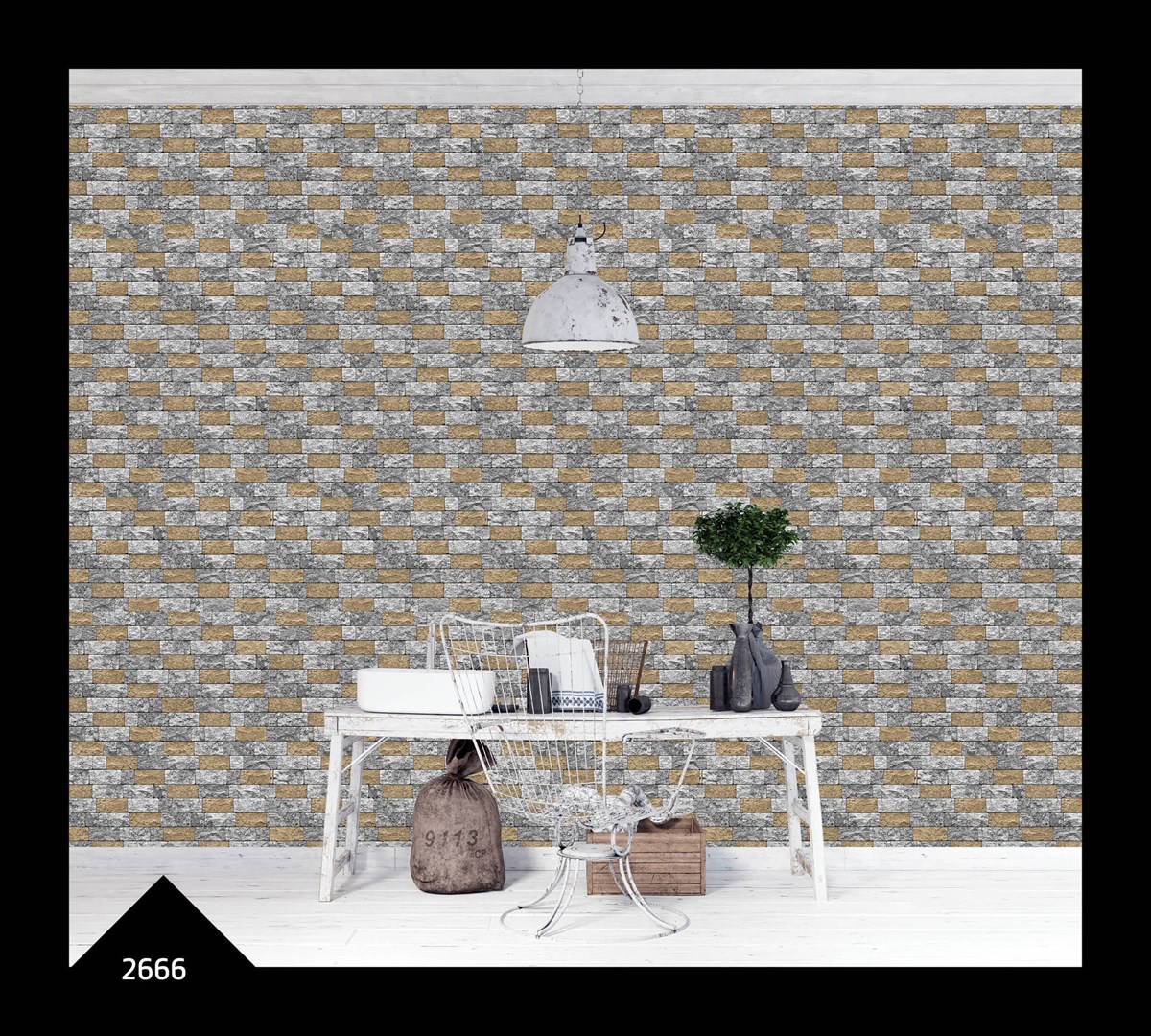 Natural Collection Taş Desen Duvar Kağıdı 2666 (5.3 M2) resmi