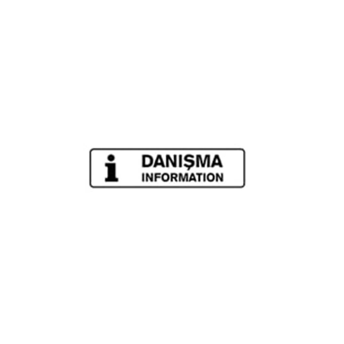 B1-108 Danışma 7,5x 25 Cm resmi
