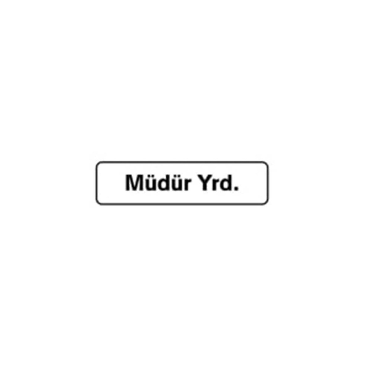 B1-204 Müdür Yardımcısı 7,5x25 Cm resmi
