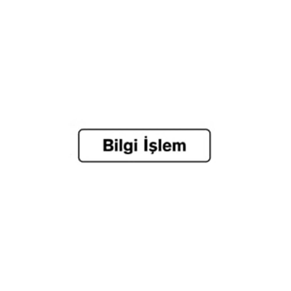 B1-212 Bilgi İşlem 7,5x25 Cm resmi