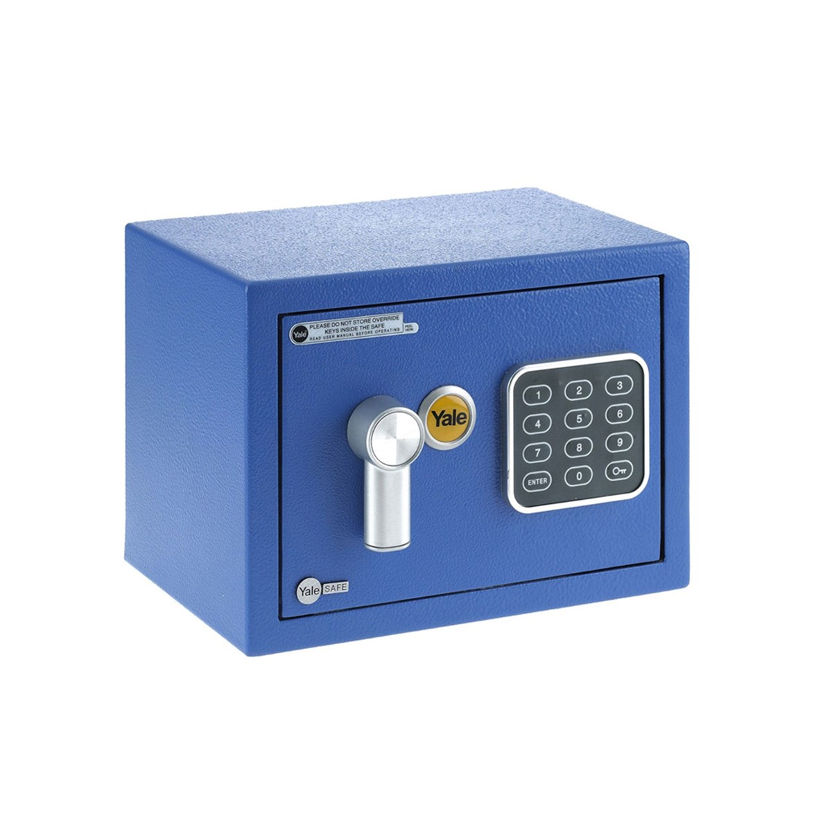 Yale Kollu Çelik Kasa Mavi Mini Boy 170x230x170Mm YSV/170/DB1/B resmi