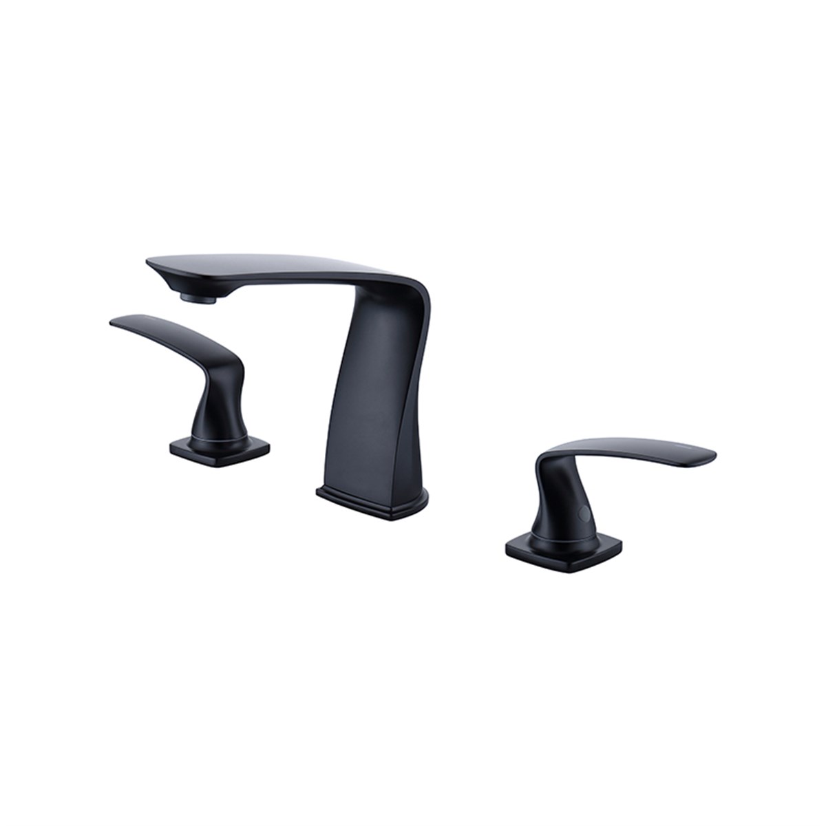 Newarc Step 3 Delikli Lavabo Bataryası Siyah 900561B resmi