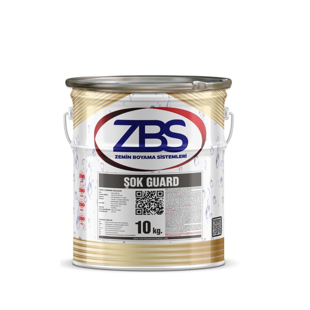Zbs Şok Guard 10 Kg - (Selülozik Bazlı, UV Dayanımı Yüksek, Şeffaf Su İzolasyonu) resmi